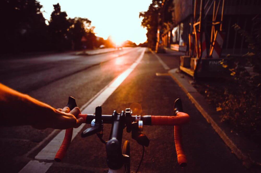 bike on the street