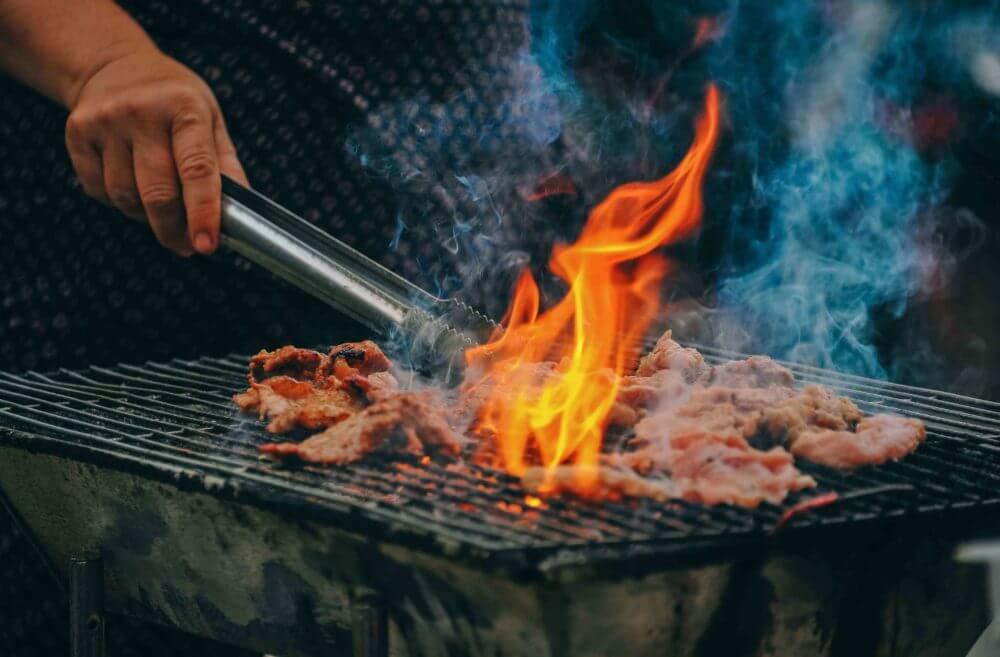 These types of barbeques are not your regular camp accessories, they are mostly used as an outdoor, open-air kitchen in the summer.