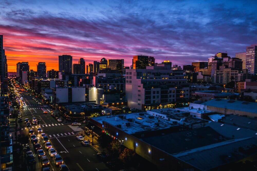 san diego at night