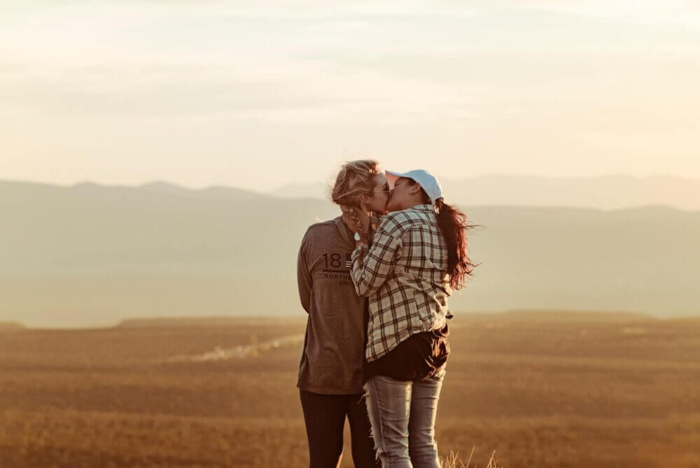 happy Couple outdoors