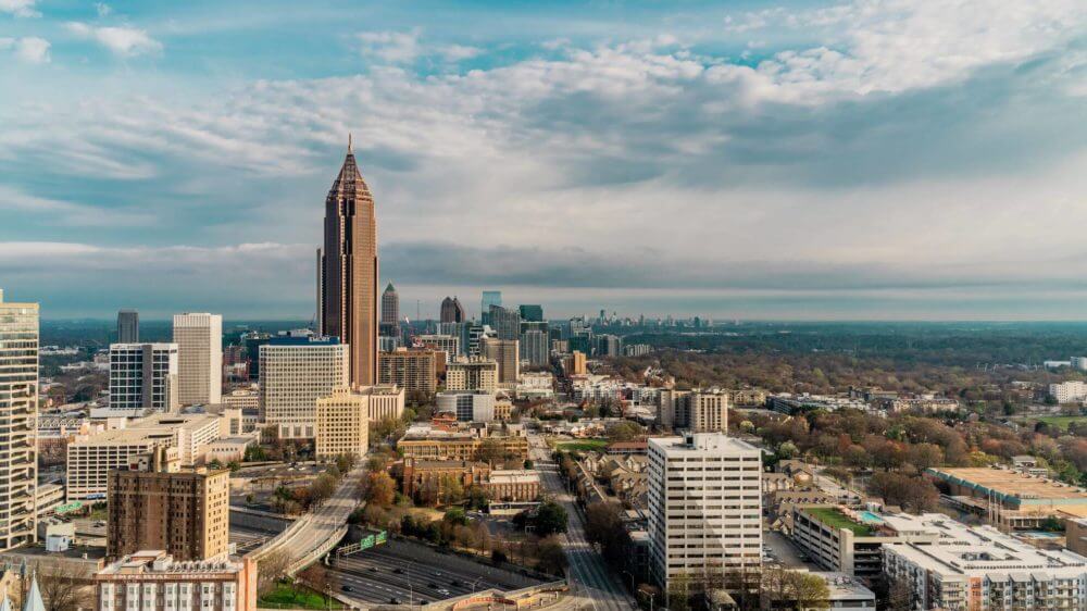 A view of Atlanta after using long-distance moving services