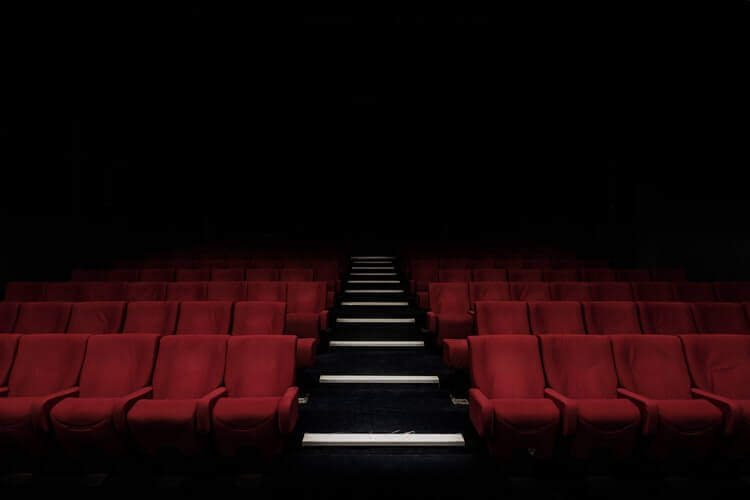 empty movie theater seats