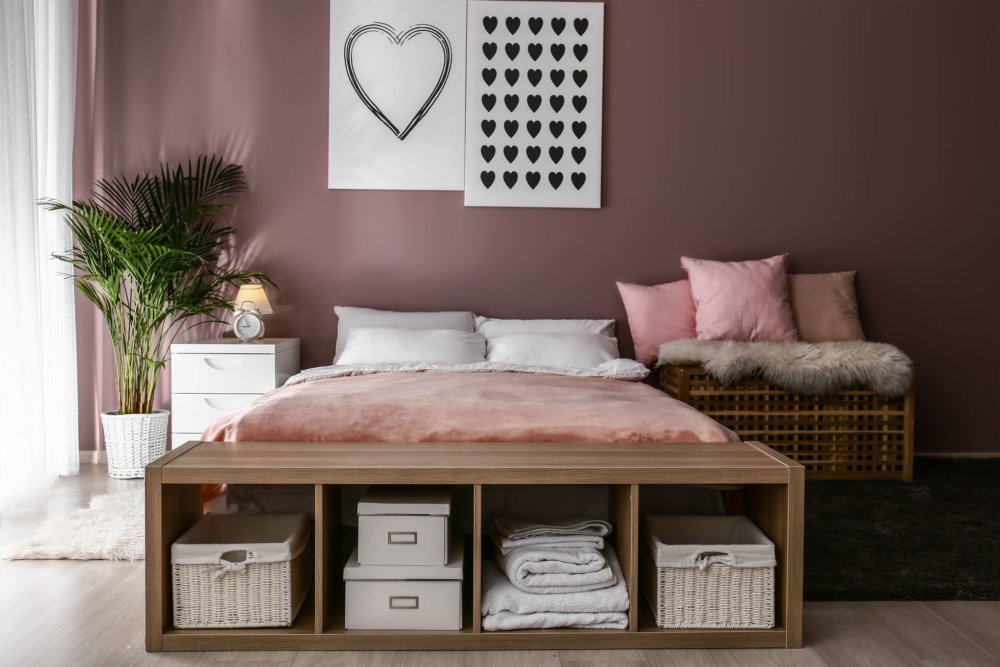 Bedroom in pink