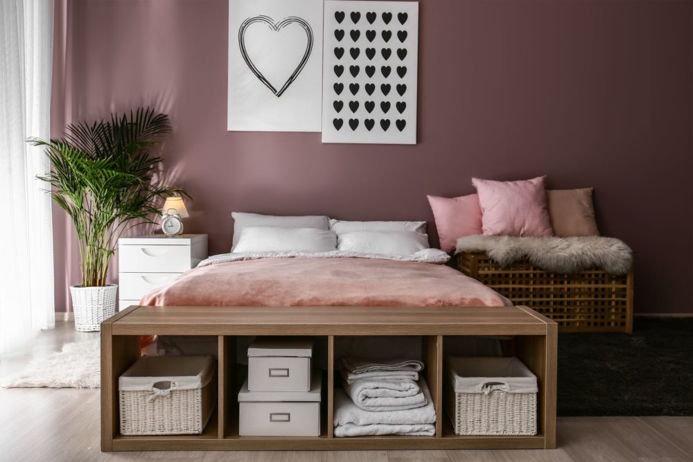 Pink bedroom