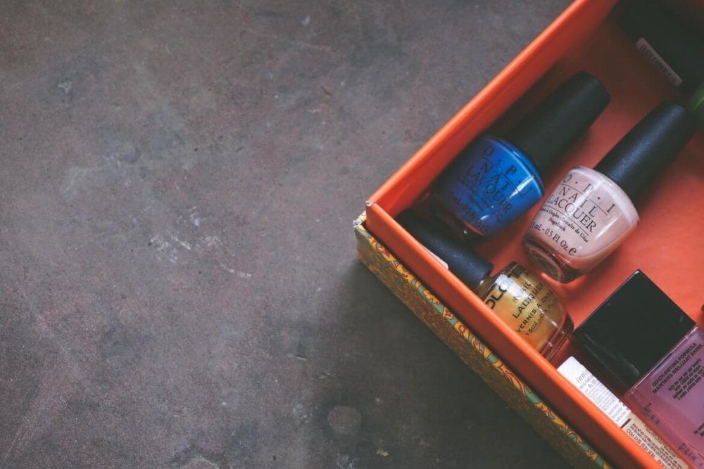 Nail polish bottles