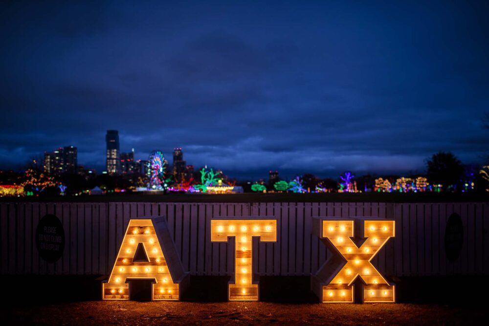 Austin's skyline at night