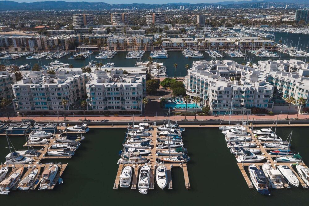 A view of Marina Del Rey